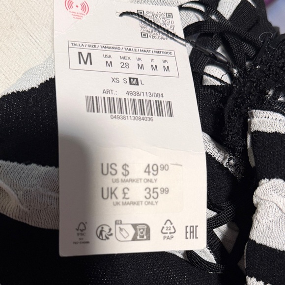 Zebra Print Strappy Midi Dress - Picture 7 of 7